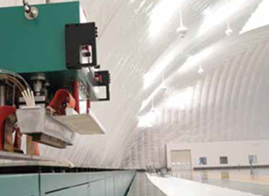 Air dome sports hall dust-proof effect
